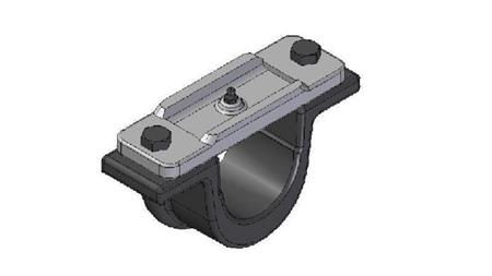 TELESCOPISCHE CYLINDER HOUDER FI70-A