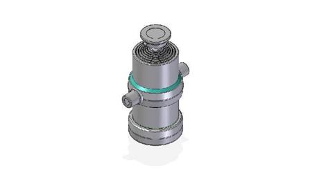 7009S - TELESCOPISCHE CYLINDER STANDAARD/BAL 7 FASES SLAAG 2060 DIAMETER 170