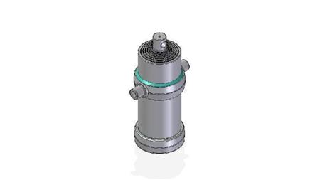7020F -TELESCOPISCHE CYLINDER STANDAARD/GAT 7 FASES SLAAG 2605 DIAMETER 190
