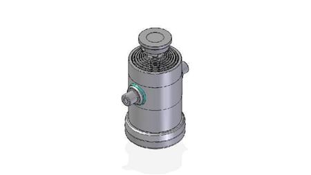 7032S - TELESCOPISCHE CYLINDER STANDAARD/BAL 7 FASES REIS 1992 DIAMETER 240