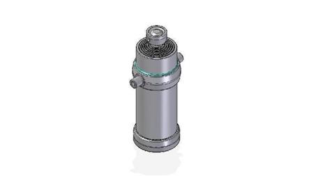 7055S - TELESCOPISCHE CYLINDER STANDAARD/BAL 7 FASES SLAAG 3395 DIAMETER 215