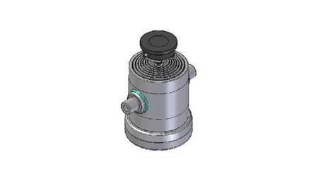 8009S - TELESCOPISCHE CYLINDER STANDAARD/BAL 8 FASES REIS 1715 DIAMETER 240