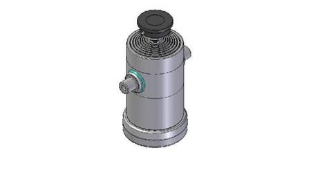 8012S - TELESCOPICKÝ CYLINDR STANDARD/KULIČKA 8 STUPŇŮ ZDVIH 2295 PRŮMĚR 240