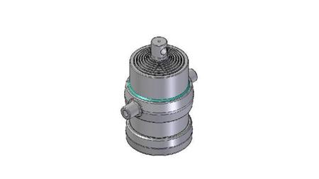 8019F - TELESCOPICKÝ CYLINDR STANDARD/DÍRA 8 STUPŇŮ ZDVIH 1750 PRŮMĚR 215