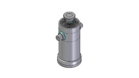 8037S -TELESCOPISCHE CYLINDER STANDAARD/BAL 8 FASES SLAAG 3740 DIAMETER 270