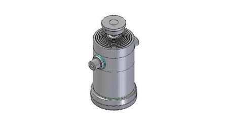 8055S - TELESCOPISCHE CYLINDER STANDAARD/BAL 8 FASES SLAAG 3105 DIAMETER 300