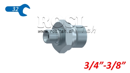 HYDRAULISCHE REDUCER BSP 3/4-3/8