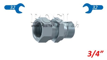 HYDRAULISCHE DUBBELE SLAAN MOER 3/4