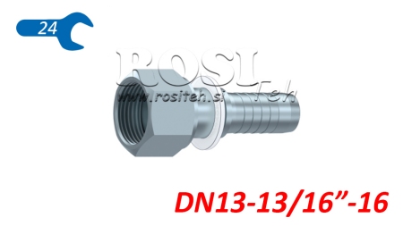 HYDRAULISCHE AANSLUITING DKORFS VROUW DN13-13/16-16