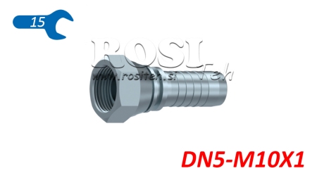 HYDRAULISCHE AANSLUITING BSP VROUW DN5-M10X1
