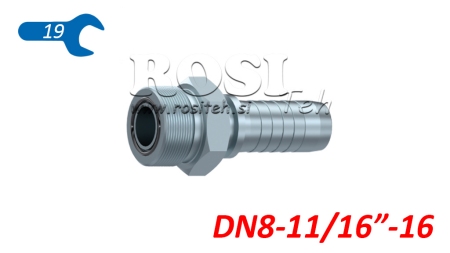 HYDRAULISCHE AANSLUITING AGORFS MAN DN8-11/16-16