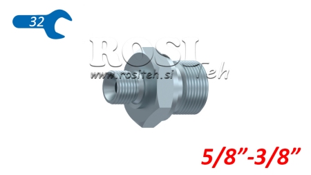 HYDRAULISCHE REDUCER BSP 5/8-3/8