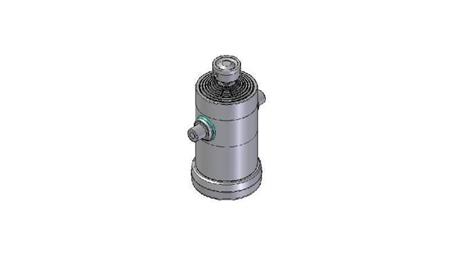 9013S - TELESCOPISCHE CYLINDER STANDAARD/BAL 9 FASES SLAAG 2960 DIAMETER 240