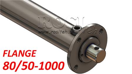 HYDRAULICKÝ CYLINDR FLANGE 80/50-1000