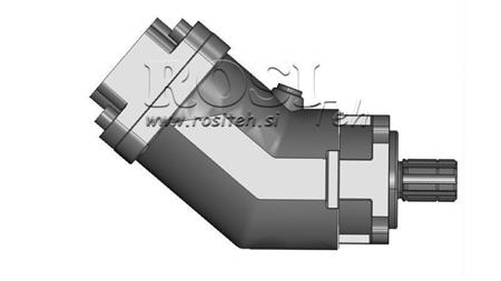 PÍSTOVÝ HYDRAULICKÝ MOTOR 40CC - 228NM