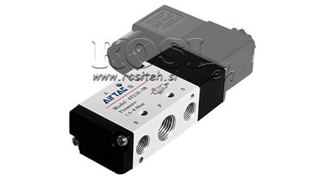 PNEUMATISCHE ELEKTRISCHE KLEP 5/2 MONOSTABIEL 1/4 PRT-0552-BCV