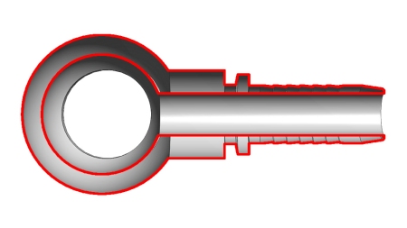HYDRAULISCHE AANSLUITING RNM OOG DN6-M10X1