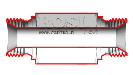 HYDRAULISCHE ADAPTER MAN-MAN 1/4