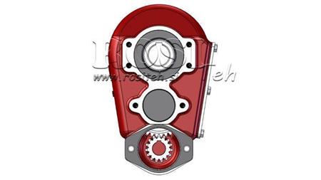 TANDWIELKAST - TANDWIELKAST RT150 VOOR HYDRAULISCHE MOTOR MP/MR/MS/MH VERHOUDING 12:1