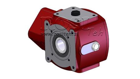 TANDWIELKAST - TANDWIELKAST RT90EC VOOR HYDRAULISCHE MOTOR MP/MR/MS RATIO 3.1:1