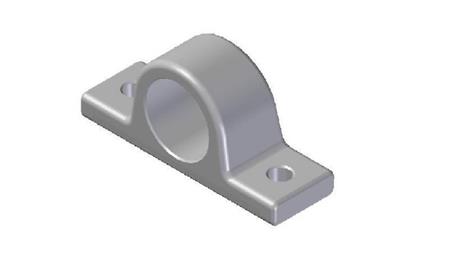 HOLDER VAN TELESCOPISCHE CYLINDER FI45