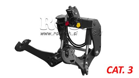 UNIVERSAL KIT VOORSTE HYDRAULIEK 3KAT VOOR TRACTOR 2250KG