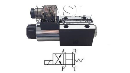 HYDRAULICKÝ ELEKTROMAGNETICKÝ VENTIL CETOP 3 12/24/230V 3A