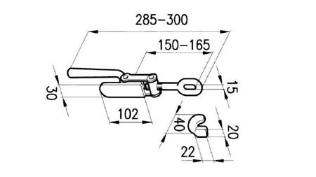 ZIJSLUITING TYPE FRANCIA