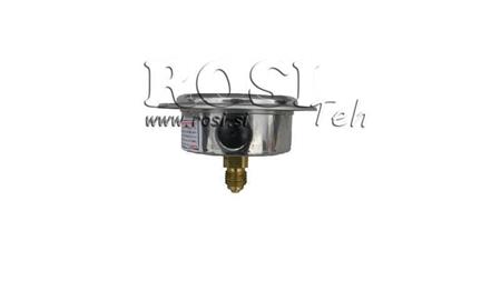 MANOMETER DN63 ACHTER 0 - 20 BAR - 1/4