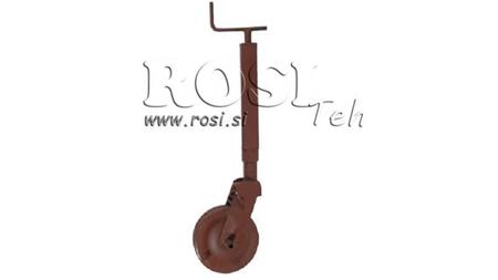 DRAADSTEUN VOET 240MM - 700KG MET STEUNWIEL