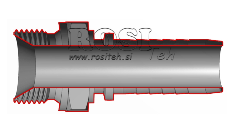 HYDRAULISCHE AANSLUITING BSP MAN DN38-1 1/2