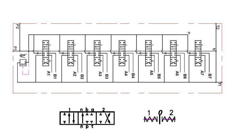 elektrické schéma 7xP40