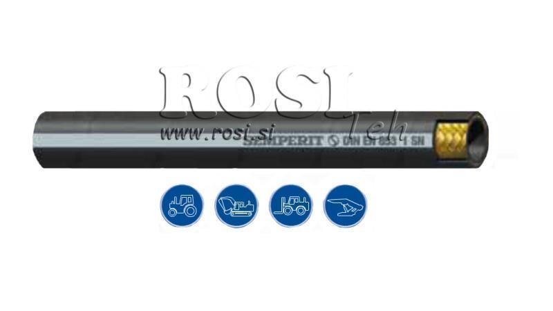HYDRAULISCHE SLANG DN6 1SN (1/4) 255BAR