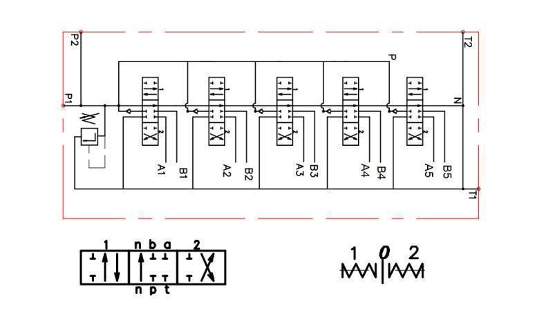 elektrické schéma 5xP80